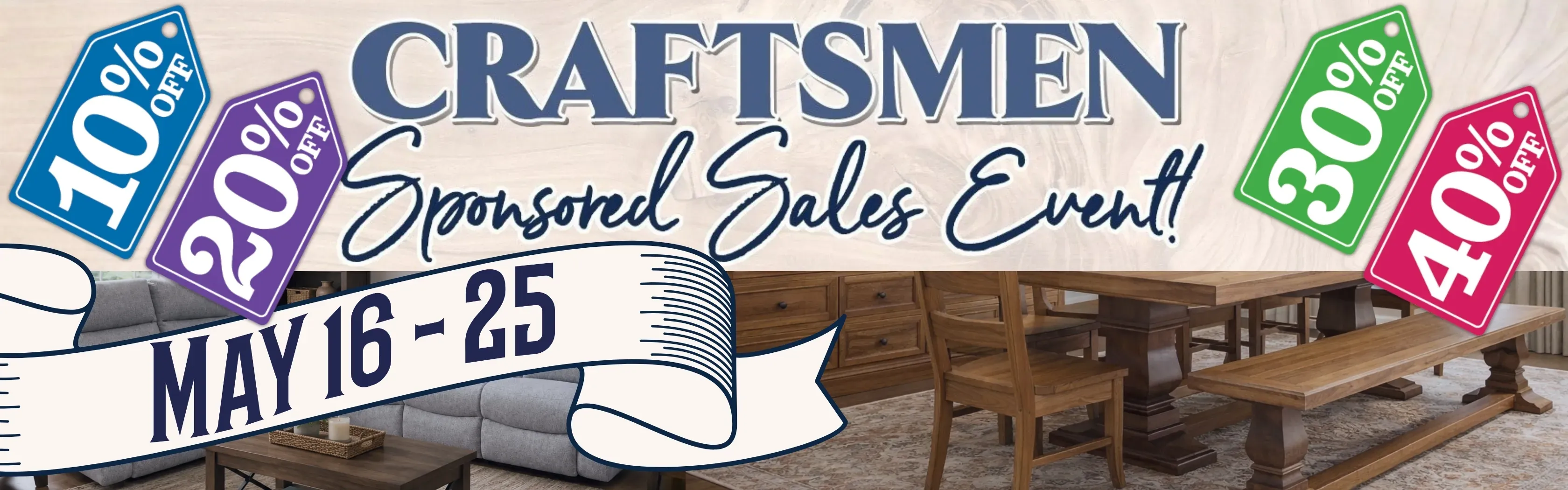Shop Gish's Craftsmen Event!